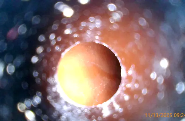 Videoispezione condotte idriche con telecamere ad alta definizione.